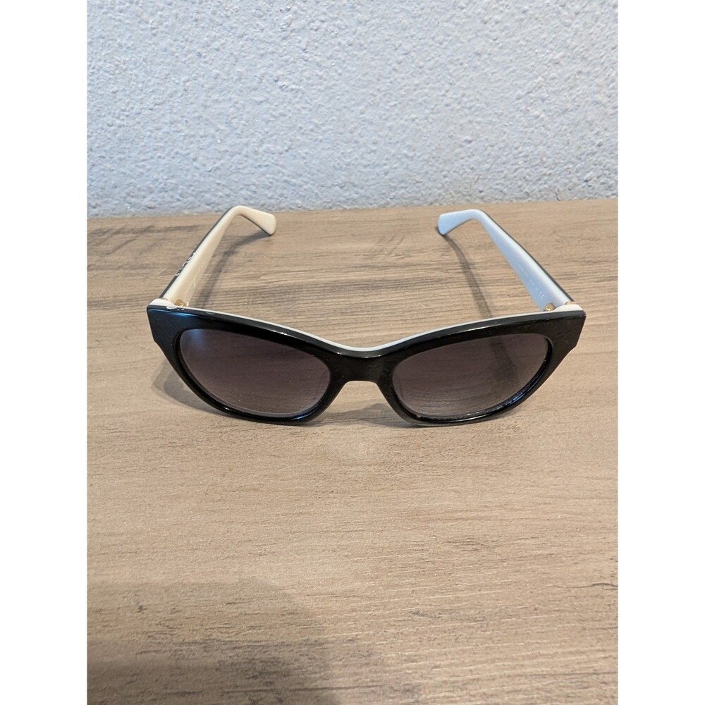 Kate Spade Jerri/S Cat Eye Sunglasses Black White 50-18-140 Italy